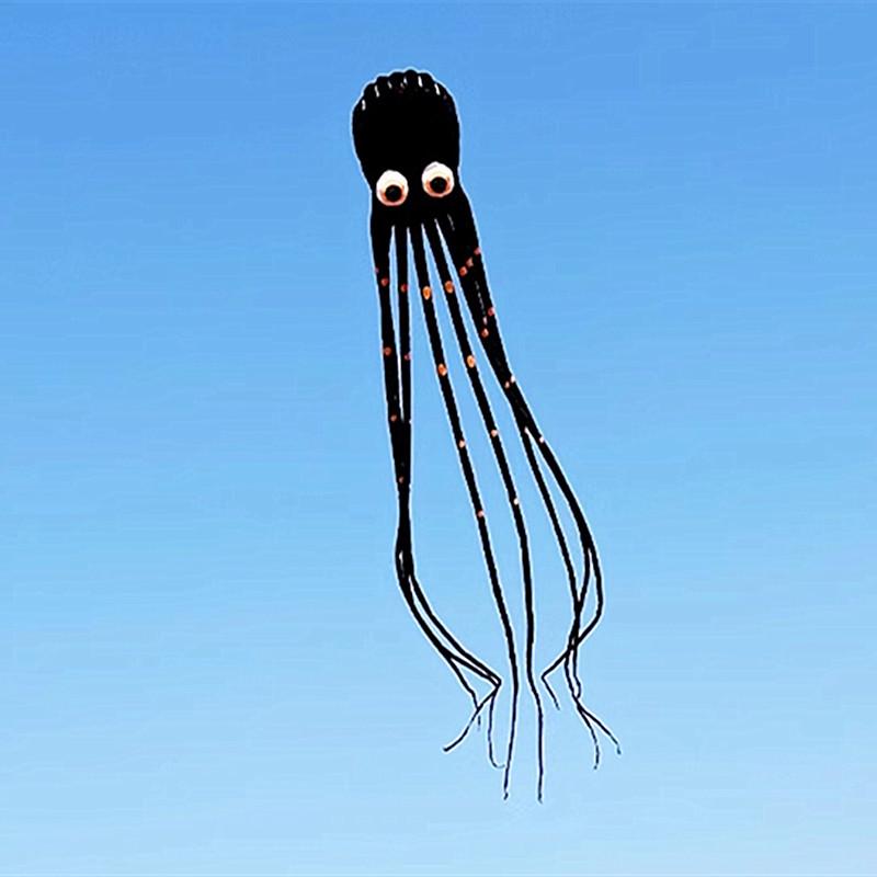 15-Meter 3D Soft Octopus Kite - Large Cylinder Design