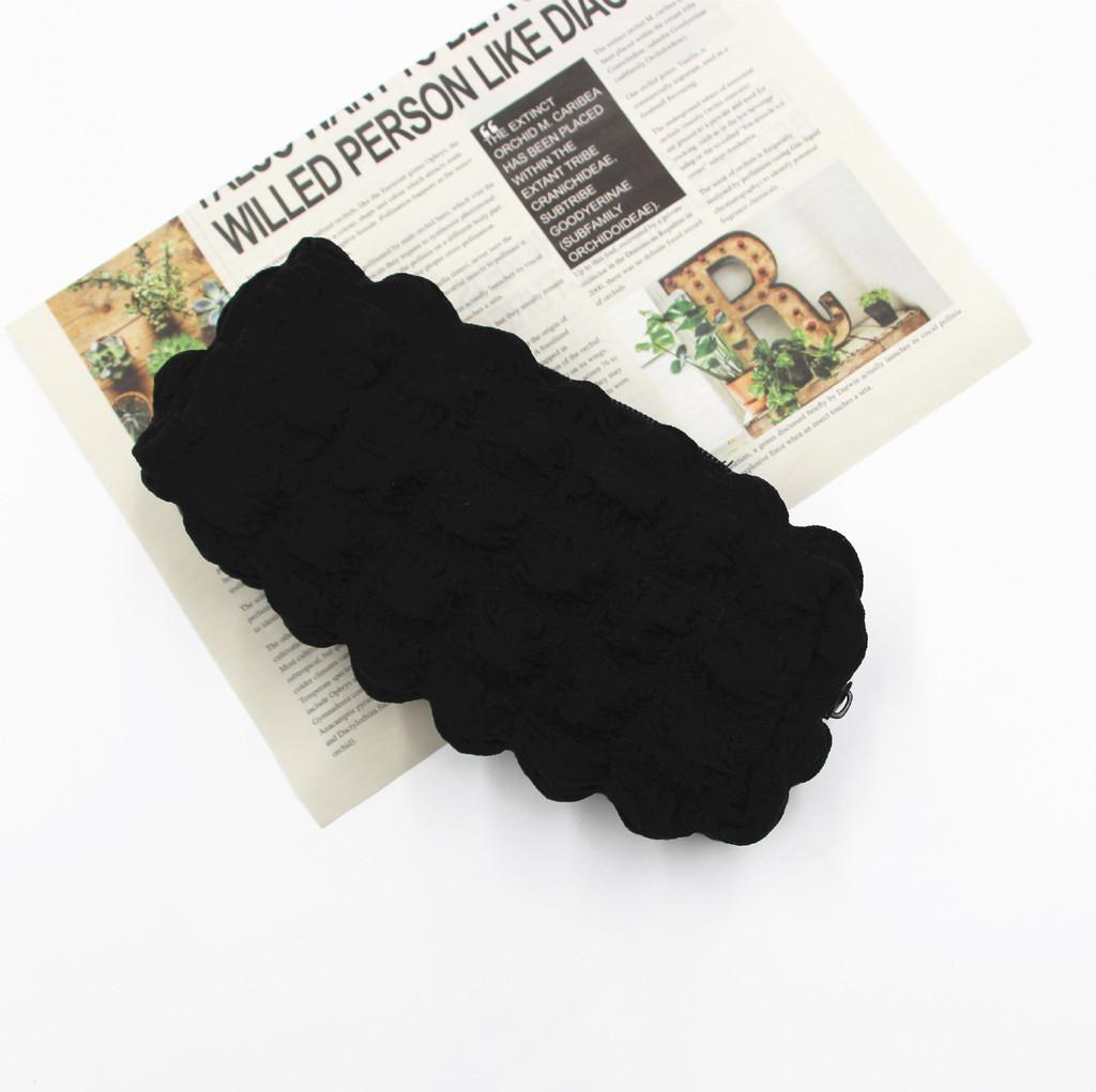 Lattice Case Pencil Cosmetic Bag With Soft Fabric High Storage Gift Capacity