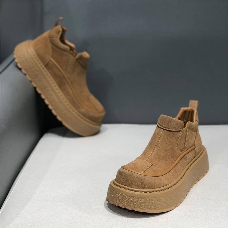

Winter platform derby shoes casual warm round head warm comfortable casual ok 43