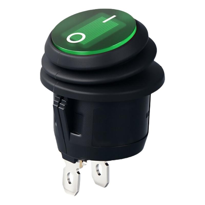 High Performances Waterproof 2 Pin Round Switches 2 Position for Industrial Control Panel and Marine Devices