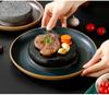 Volcanic Stone Japanese Grill Pan for Molecular Cuisine