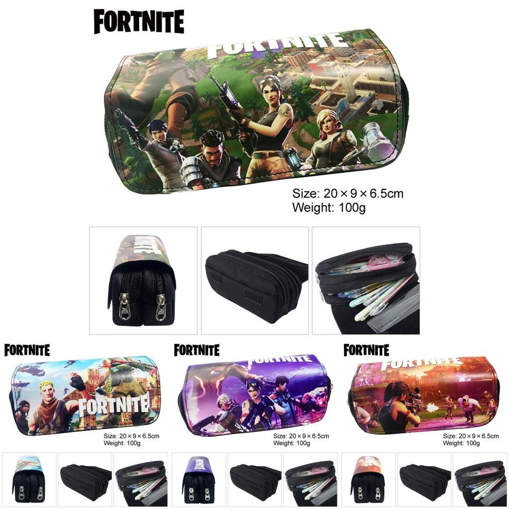 Pencil Bag Zipper Pen Case Cosmetic Pouch School Stationery Bag Storage