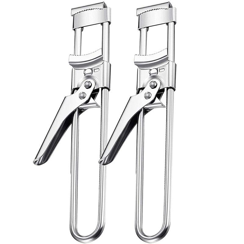 

2 pcs. Adjustable corkscrews, jars and corkscrews, adjustable multifunction handles for stainless steel lids |