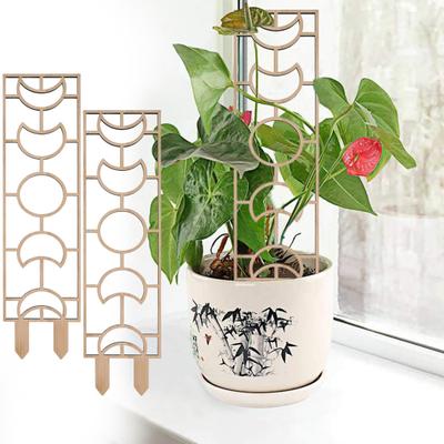 2 pezzi di traliccio per piante in legno forma creativa facile installazione piante rampicanti per interni ed esterni supporto per tralicci forniture da giardino