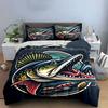 Fishing Lure Set For Anglers Multiple Sizes Kid'S And Adults' Bedroom Exquisite 3Pc Bedding Set, Gift