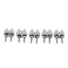 304 Stainless Steel M3//M5/M6 Bolt Saddle Clip Clamps Rope Clips 2mm /3mm /4mm /5mm /6mm /8mm