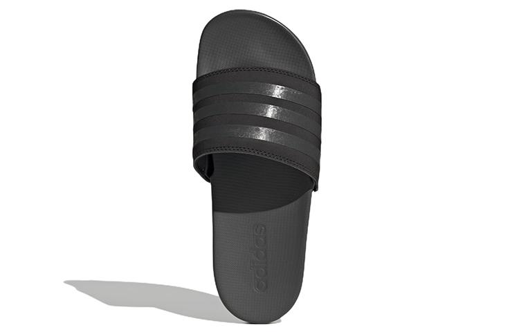Adidas Adilette Comfort Slides Core Black Grey Women's GX4303