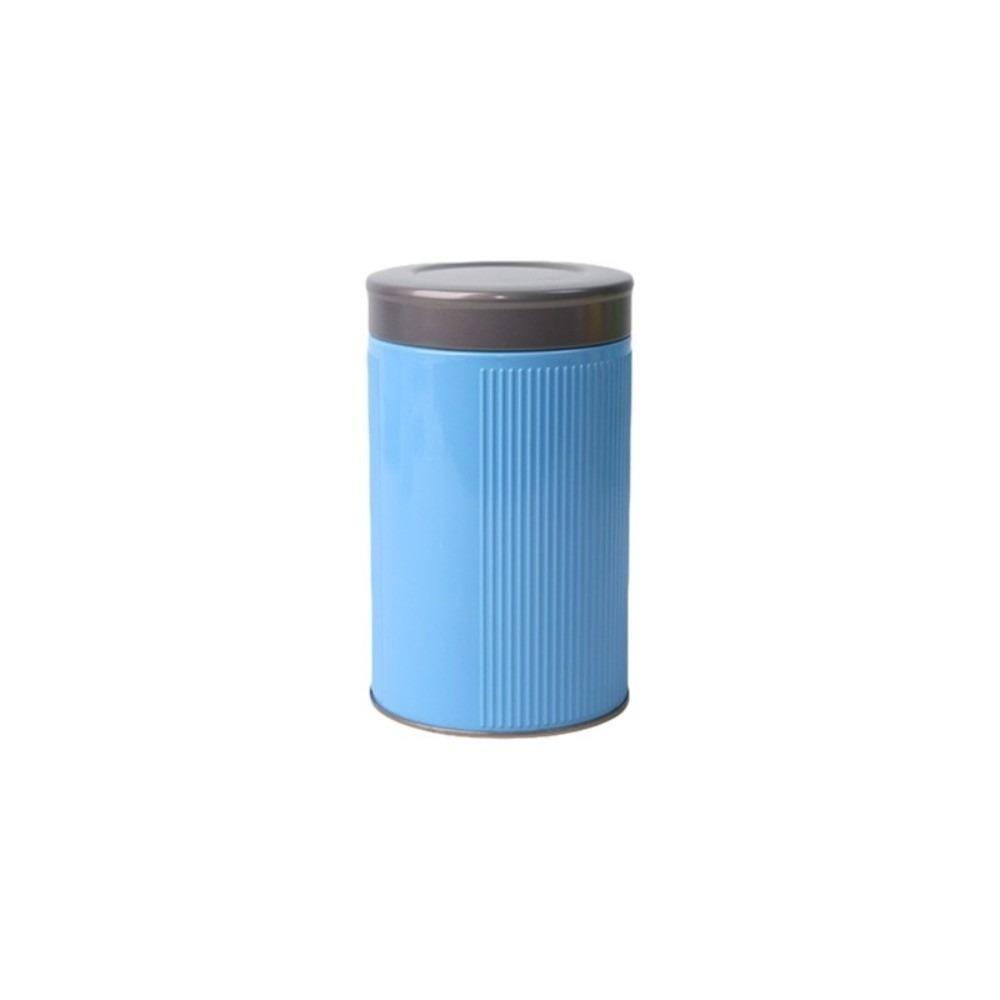 Circular Pattern Tea Storage Box Thickened Metal Storage Can Mini Tea Sealed Jar  Household Use