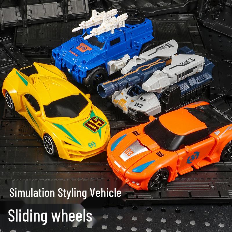 Transforming Car and Robot Mecha Toy for Kids Ages 3-6