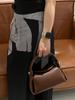 2025 Women's Versatile Genuine Leather Handbag: First Layer Cowhide, High-End Fashion Shoulder Bag, Cigarette Case Style