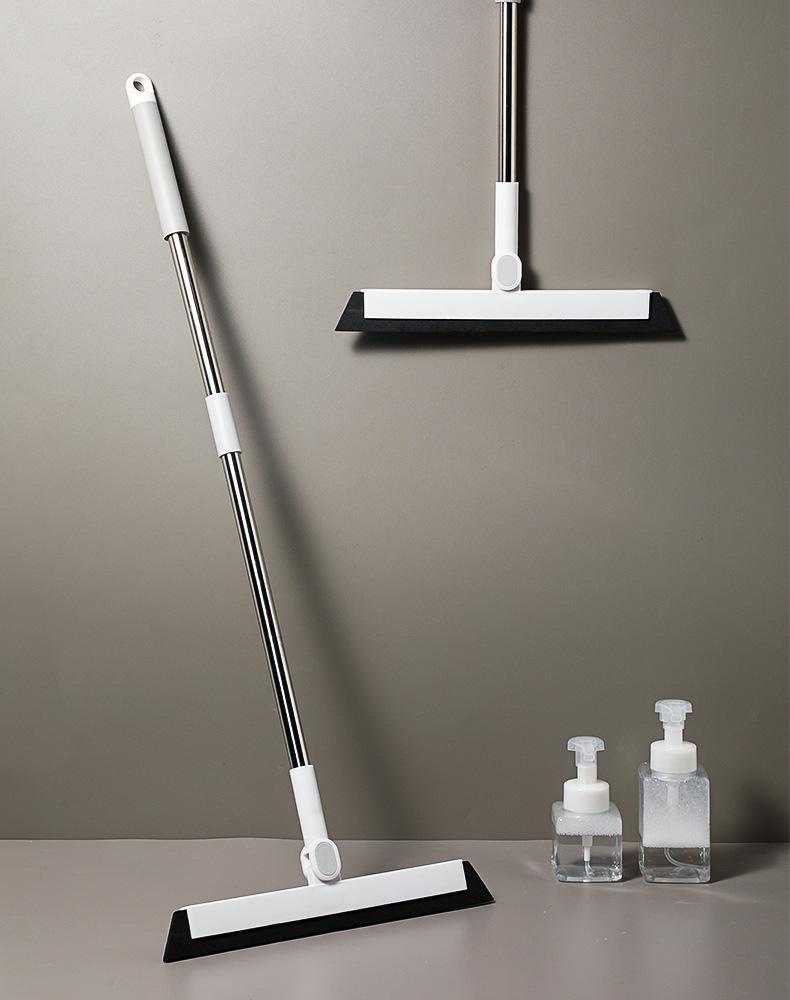 110AAC Long Handle Detachable Floor Scraper Brush for Bathroom and Kitchen Cleaning
