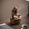 Beztvará meditace Buddhy Keramický mnich Držák na vonné tyčinky Hořák Domácí obývací pokoj Zahrada Čajovna Jógová místnost Zenová dekorace