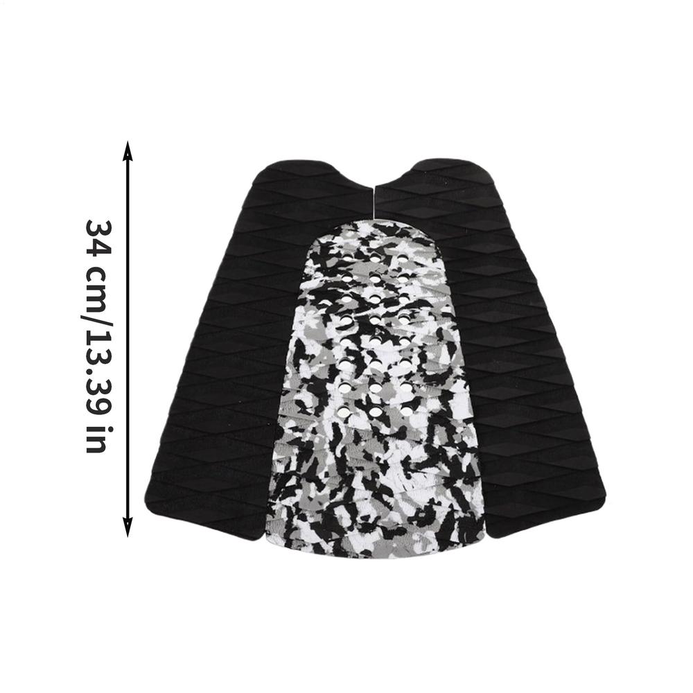 

Traction Pad 3 Pieces Anti Slip Surfboard Grip Pad Water Sports Supplies For Skateboard Fishing Outdoor Fitness Sea Backyard чорний