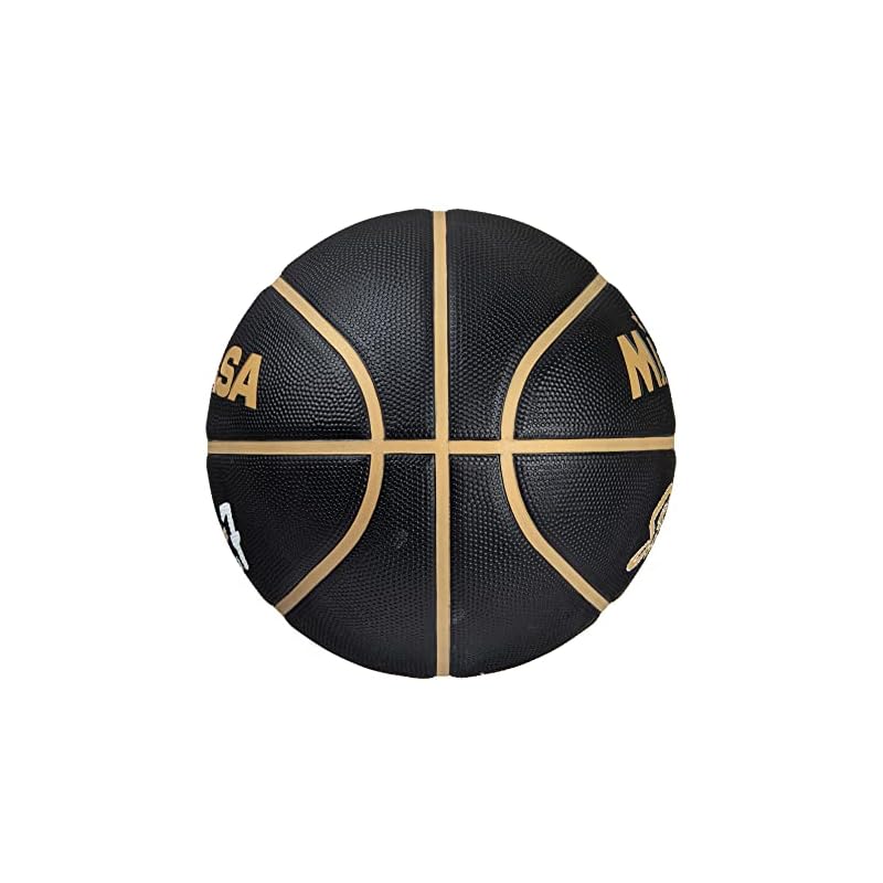 Mikasa Basketball, Size 7, Rubber, Black/Gold, BB702B-BKGL-EC, Recommended Internal Pressure: 0.22-0.32 kgf/cm2