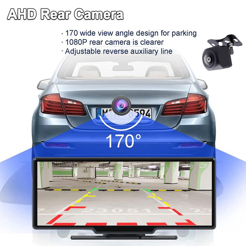 Portable 10.26Inch HD IPS Touchscreen Car Stereo Radio 4K Dash Cam Dual Screen Display Intelligent