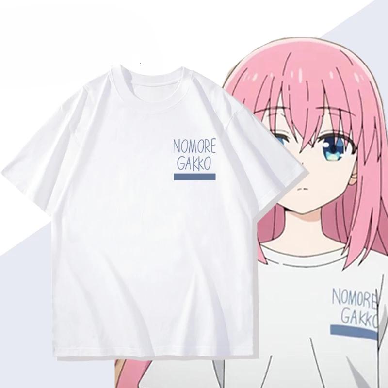 

Women s clothing urban aesthetic clothing women s printed T-shirts music band Bocchi Clubbocchi Anime T-shirts S