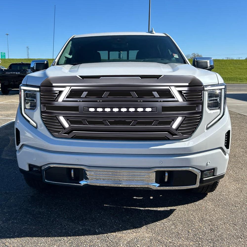 2022-2025 Sierra 1500 Battle Axe Style Grille Car Modification Accessory
