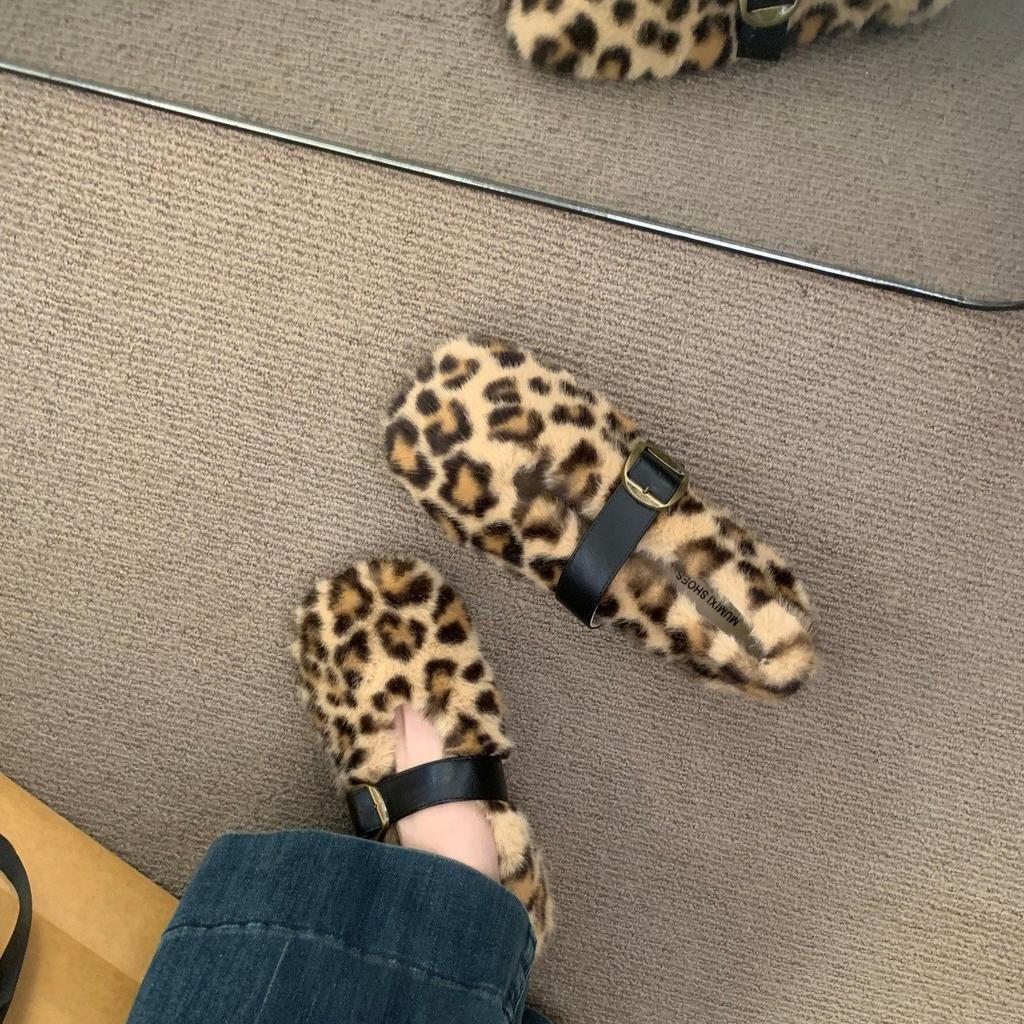 Fan Gui~ Korean version of summer square-headed rhinestone thick-heeled open-toed high-heeled sandals 2025 new two-wear Roman sandals