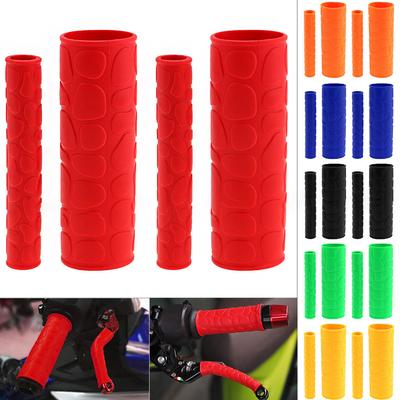 2 Paar Motorrad E-Bike Bycycle Lenkergriff Bremsgriff Silikonhülle