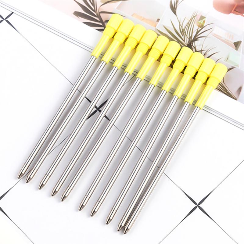 82mm Metal Pen Refill Crystal Diamond Head Ballpoint Pen Refill For Student Stationery Business