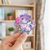 Wooden New Year Magnetic Sticker Lucky Blessing Festive Horse Refrigerator Sticker Chinese Style Decoration