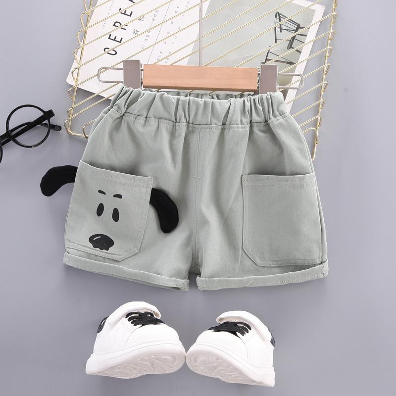 

Летние детские модные спортивные шорты для девочек и мальчиков, повседневная детская спортивная одежда 80cm зелёный