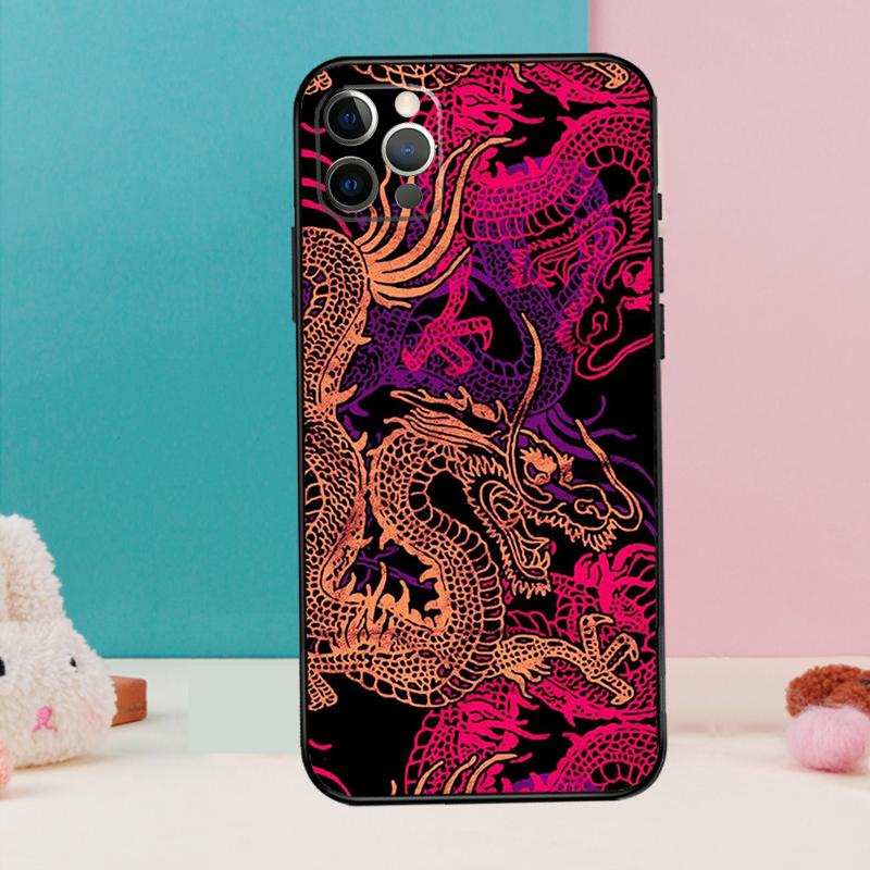 DRAGON TATTOO JAPANESE Phone Case For iPhone 17 Air 16 15 14 13 12 11 Pro Max 12 13 mini 15 16 Plus 16e Cover Coque