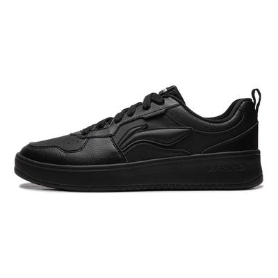 Li Ning First Cloud Black Warrior Wear Resistant And Lightweight Low Top Skateboard Shoes Men's AGCV189-11