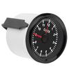 Instrument universal ceas 2in 0-12 orometru iluminare de fundal roșie 12V 24V pentru mașină barcă iaht motocicletă cadran negru negru