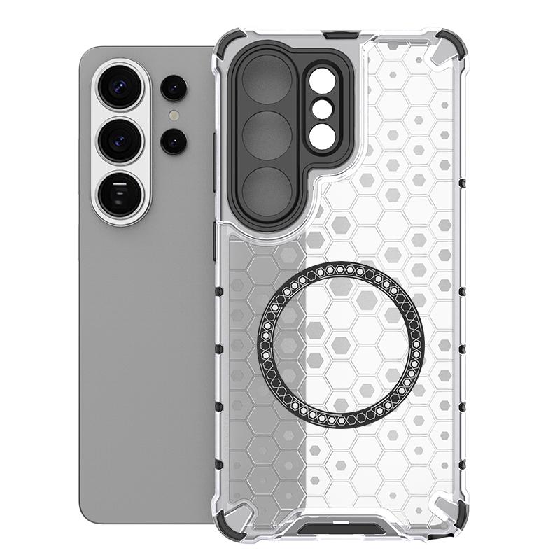 

For Magsafe Wireless Charging Phone Case for Samsung Galaxy S26 S25 Ultra S24 S23 Plus A17 A16 A56 A36 A55 Translucent Cover Galaxy S25