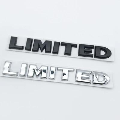 3D Metal  Limited Tailgate Emblem Sticker Car Rear Boot Trunk Badge for J/eep G/rand C/herokee C/ompass W/rangler