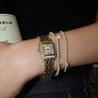 Bracelet moderne en argent 925 avec billes de 2,5 mm