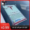 Autocollant de voiture pour pare-brise de Tesla Model 3/Y/X/S américain, autocollants électrostatiques, voiture décorative personnalisée