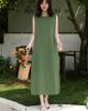 Sueeya Long Sleeveless Maxi Natural Loose Summer Women's Dress, Color, Fit, Flattering, Refreshing, Stylish, Cute, Lined,