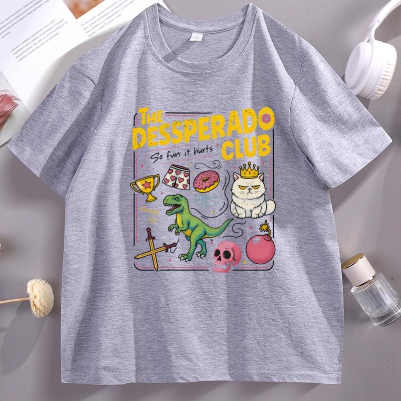 The Desperado Club TShirt for Unisex Unisex SciFi Book Lover Bookish T Shirt Casual Cotton Short Sleeve Round Neck Tshirt