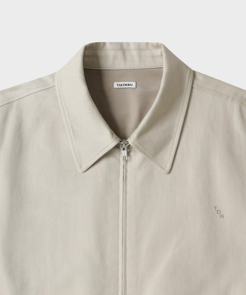 TAILDERN Pedro Cotton Linen Drizzler Jacket Beige