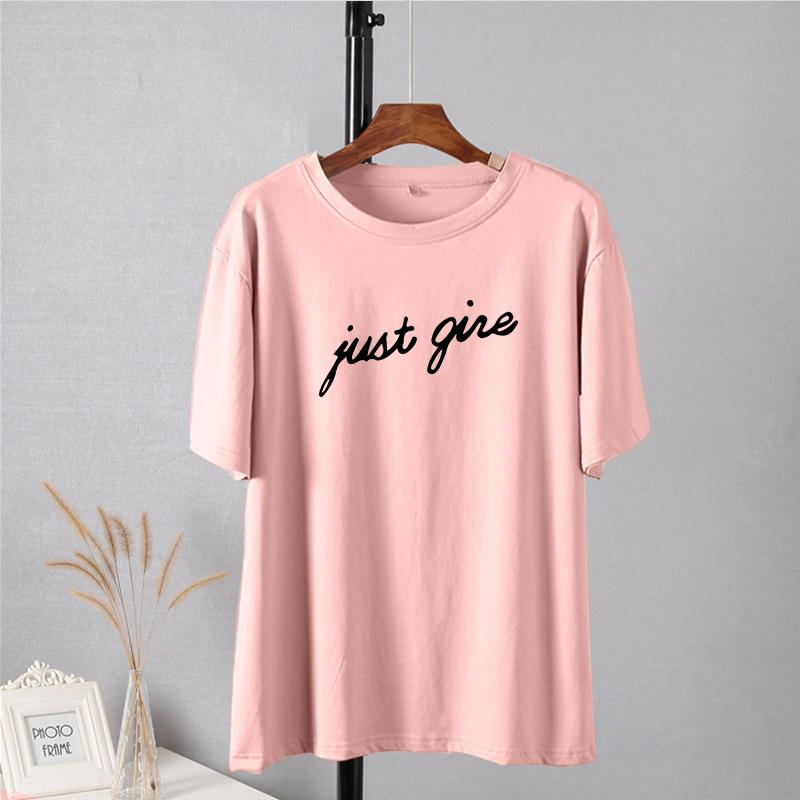 Shellsuning Casual Lose T Shirts Frauen Sommer Trendy Baumwolle Harajuku Graphic Tees Weibliche Einfache Kurzarm Brief Gedruckt Tops