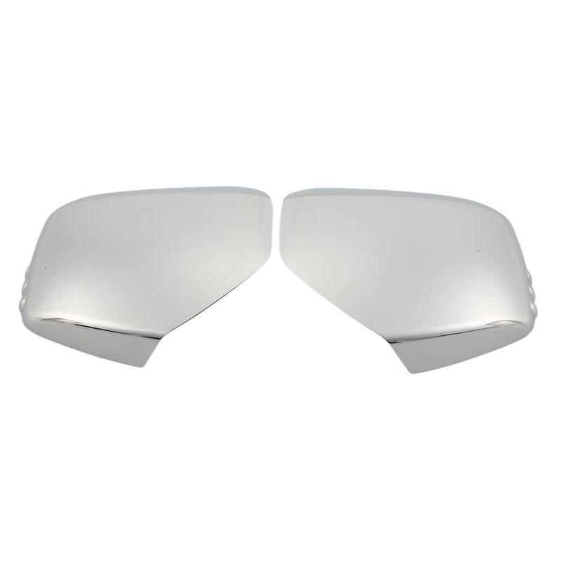 A65P-Car Door Rearview Mirror Cover Paste Type Door Wing Mirror Cap For Mitsubishi Triton L200 2005-2014 Pajero Sport 2011
