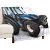Couverture Jetée Tracteur Tissu Flanelle cosplay anime Mignon Carreaux Poilu Doux Linge de Lit Grand Lit Couvertures