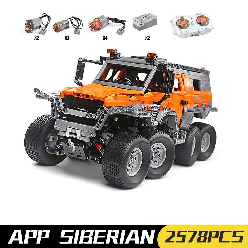 

MOLD KING 13088 Технический внедорожник, альпинистский пикап, модель MOC-5360, кирпичи, строительные блоки, детские игрушки, подарок на день рождения оранжевый