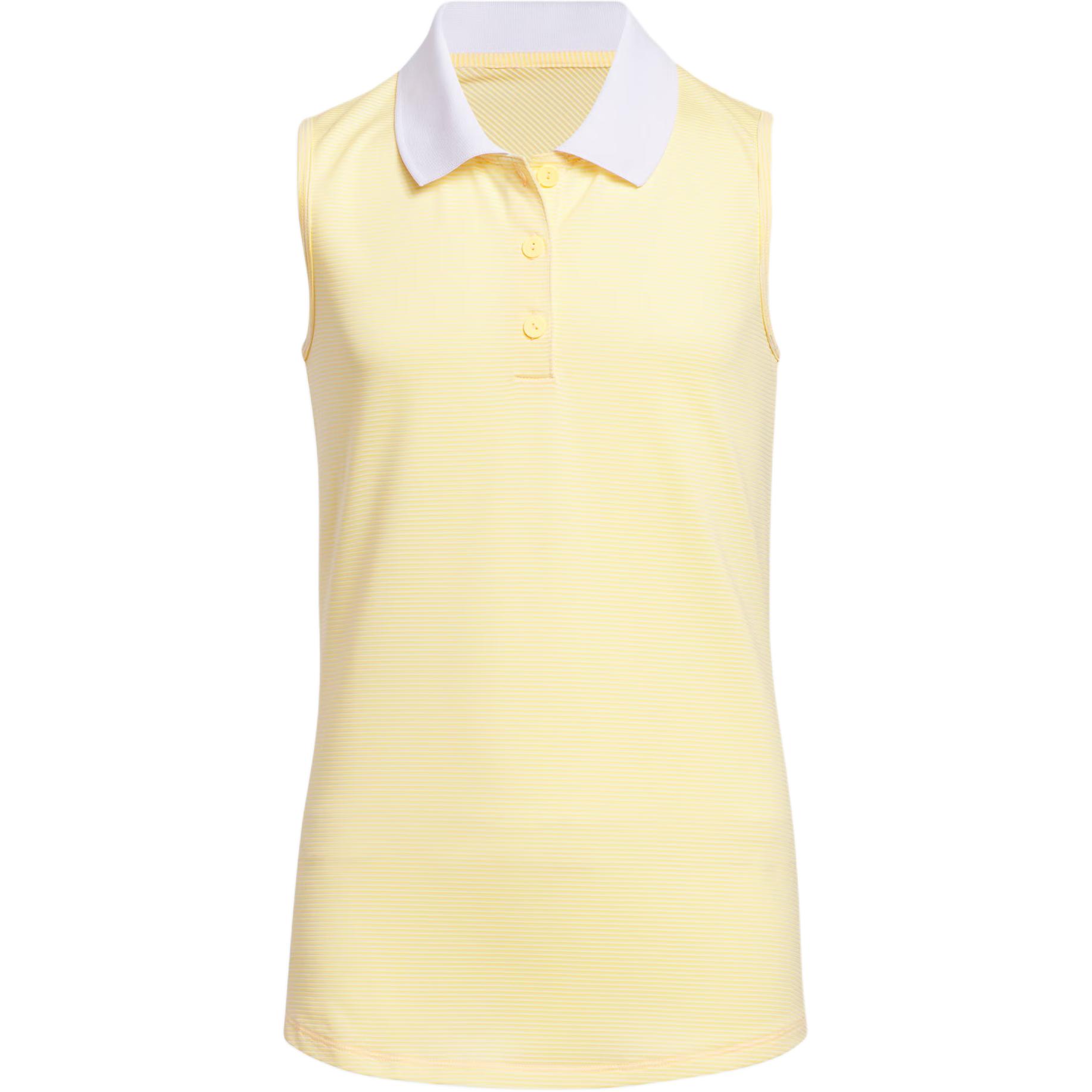 Adidas Kids Top OTTOMAN STRIPED POLO SHIRT Light Yellow Teenagers IU3499 152