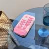 Funda de silicona rosa fucsia con forma de concha, con espejo de amor, para iPhone 16 15 Pro 14 13 Pro Max 15, funda suave a prueba de golpes, regalo para chica