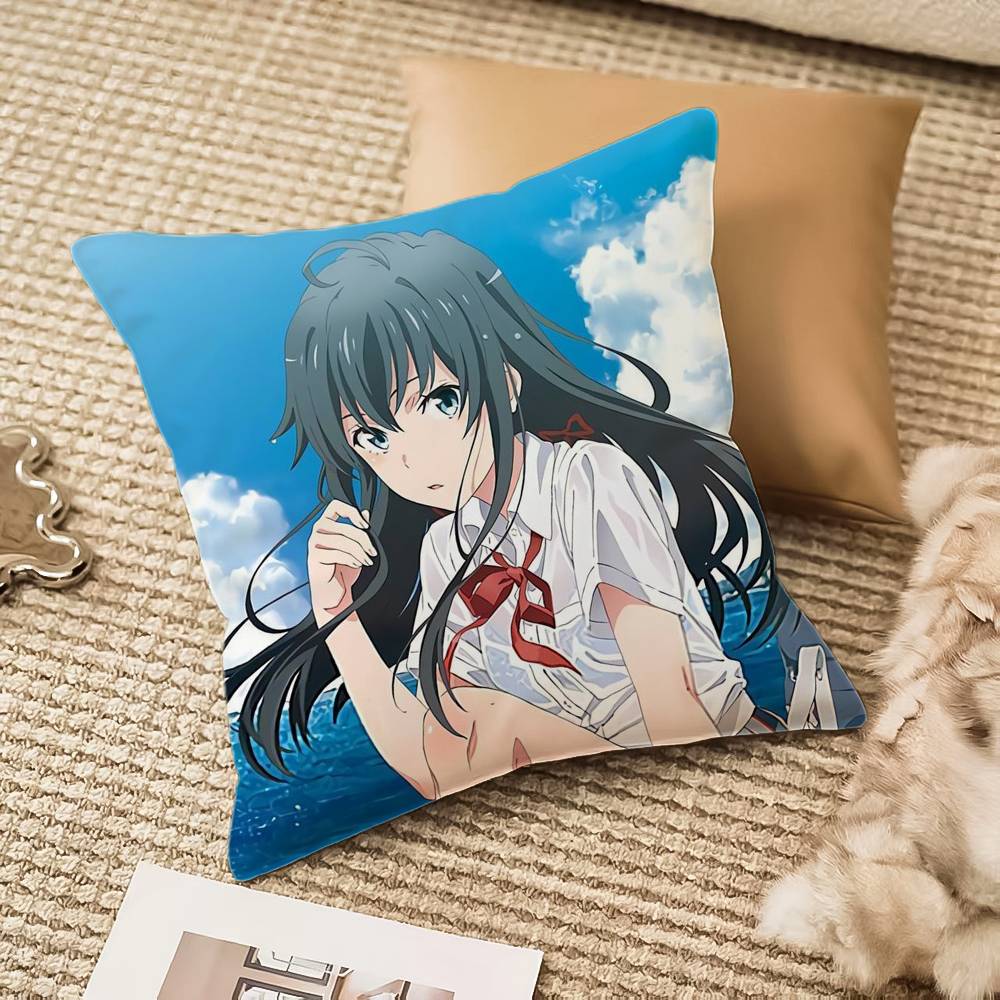 Y-Yukinoshita Y-Yukino Pillow Case Anti-dustmite Invisible Zipper Sofa Bed