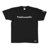 Tail Walk TW SHORT SLEEVE T-SHIRT TYPE-01 (Short Sleeve T-Shirt Type 01) Black X Silver, Size M