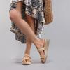 Hemp Rope Slope Heel Platform Sandals Women's Woven Straw Rope Word with Casual Summer Casual Flat Slippers Versatile Fashion