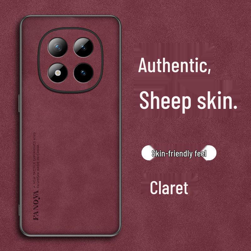Compatible Sheepskin Phone Case for Redmi Note 15/15 Pro+/15C, Note 14, 15 Pro/Pro+, K60, and K70 Models