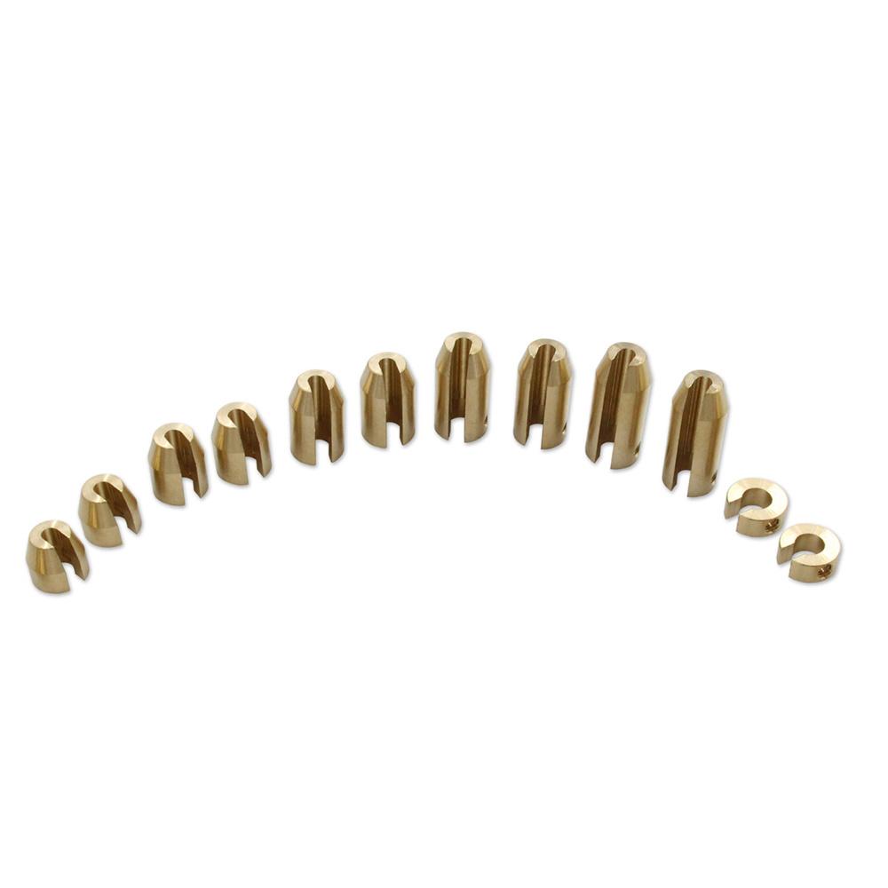12pcs Brass Wheel Spoke Balance Weights Kit For Motorcycle spoked wheels