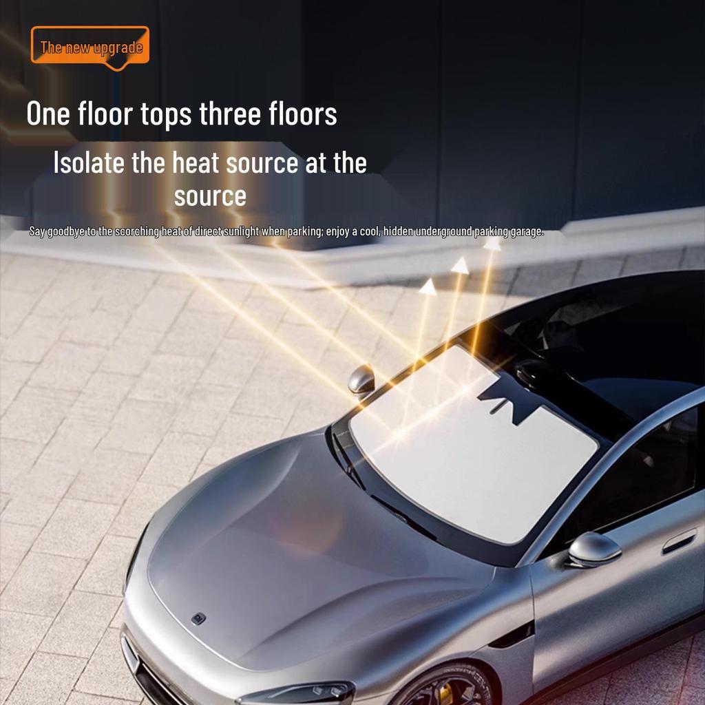 Sunshade for Xiaomi YU7/SU7 Windshield: Heat Insulation Sunroof Blocker & Light Blocking Curtain Accessories