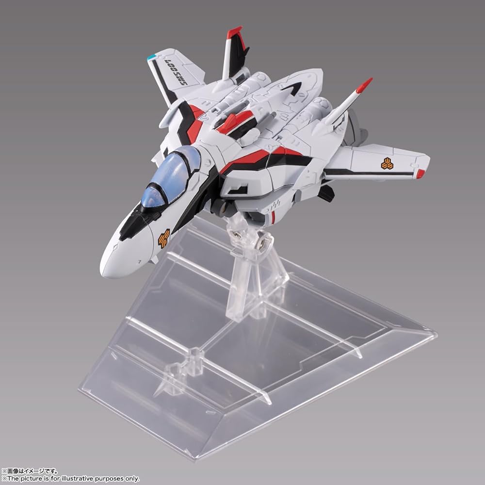 TAMASHII NATIONS Tiny Session Macross F VF-25F Messiah Valkyrie Figure 100mm PVC ABS Painted Articulated Collectible