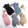 Ladies Winter Accessories Bow  Gloves German Fleece Women's Gloves Korean Style Mittens